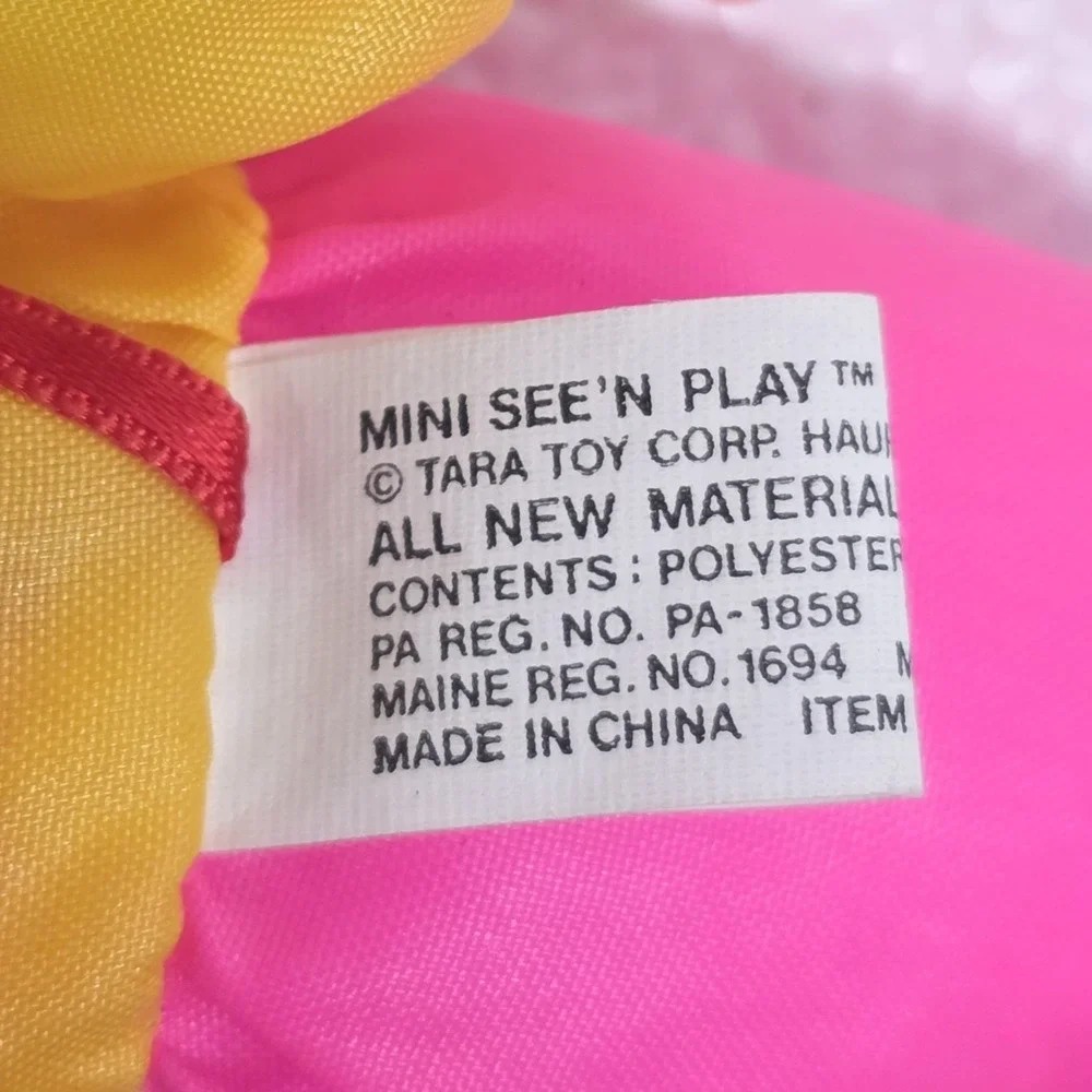 Vintage Tara Toy Mini See N Play Nylon Clown 5